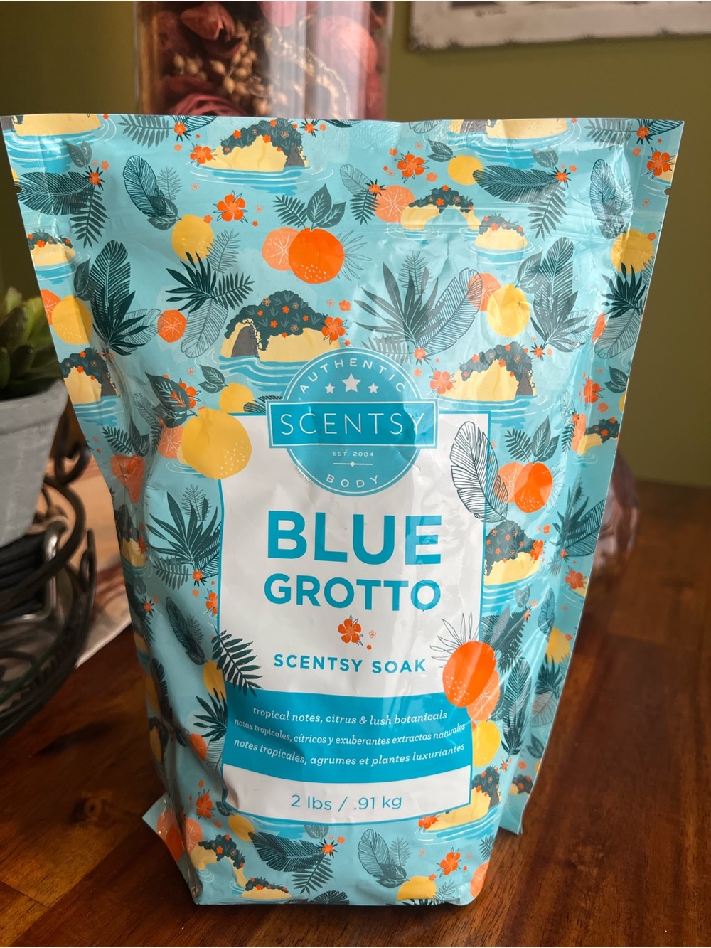 Scentsy Blue Grotto Bath Soak – New In Package